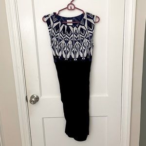 Nicole Miller Printed Midi Dress